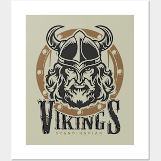 Vikings Skandinavian Posters and Art